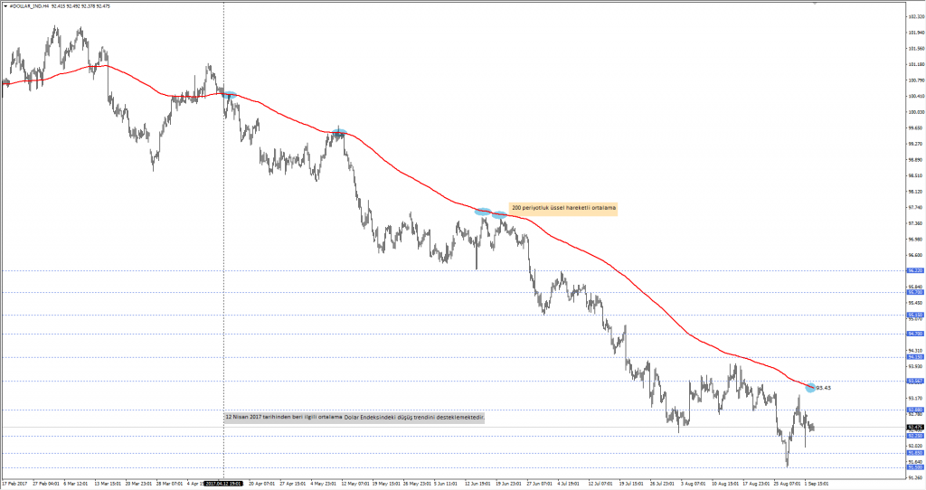 dolar endeksi